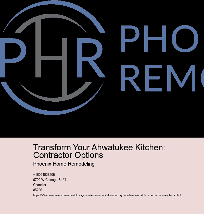 Transform Your Ahwatukee Kitchen: Contractor Options